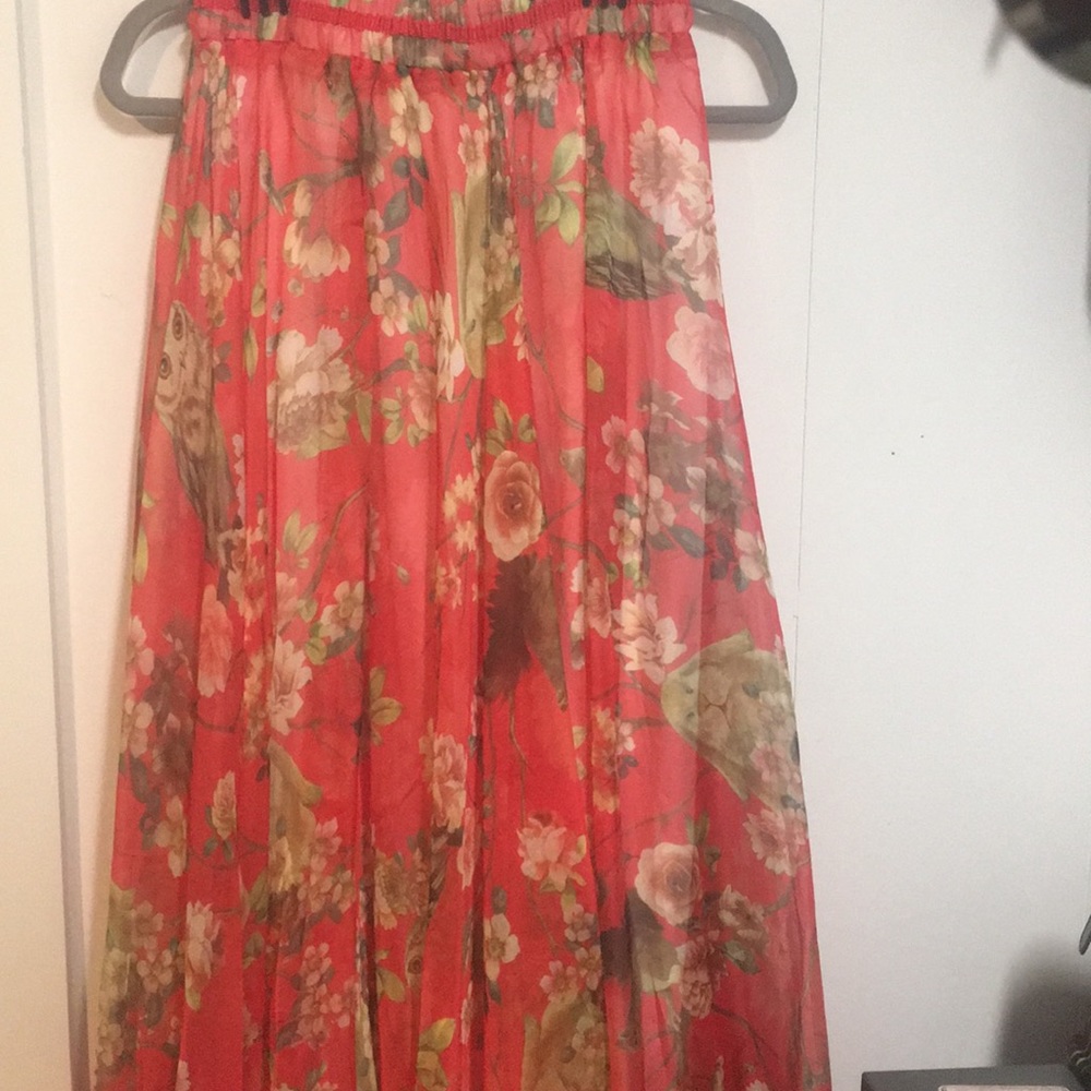 Floral Maxi Skirt